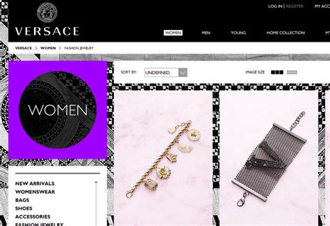 why doesnt versace have prices on their website|versace website.